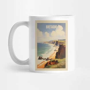 Bretagne - Affiche Vintage - Breton - Bzh - Breizh Mug